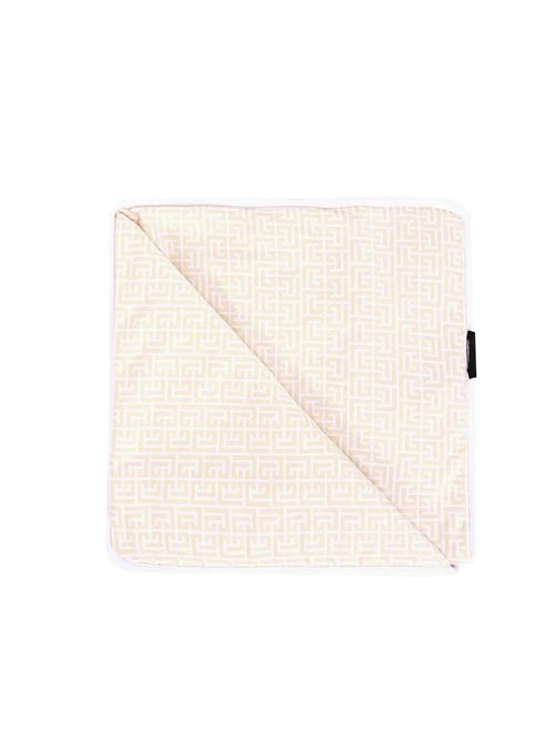 Coperta, neonato, logata. BALMAIN | BX0510 Z3278500BG